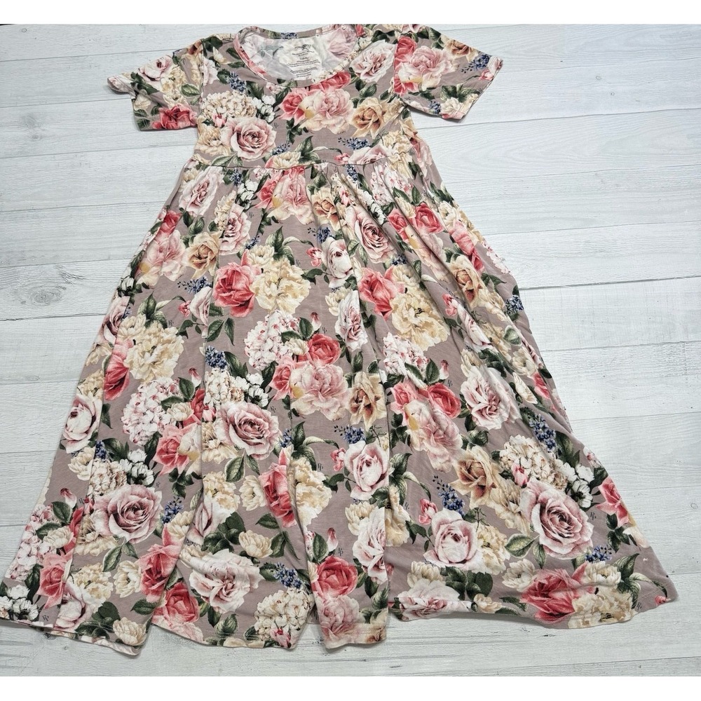 Posh Peanut girls vicose floral dress‎ size 10 years